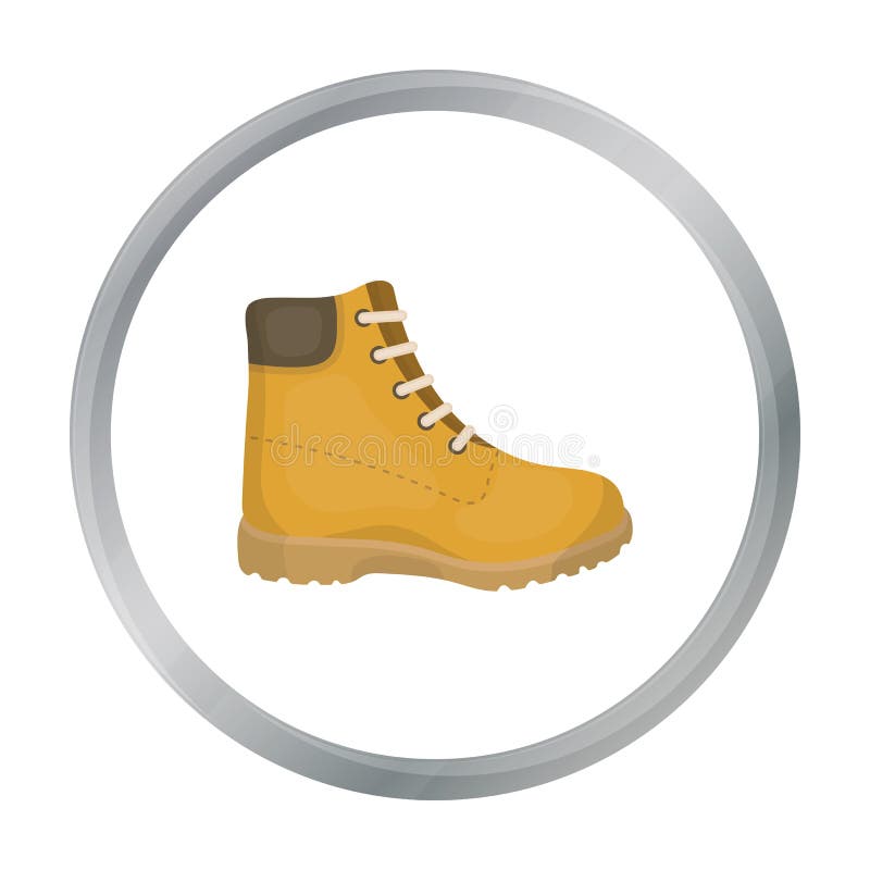 Hiking Boots Icon in Cartoon Style Isolated on White Background. Shoes  Symbol Stock Vector Illustration. Stock Vector - Illustration of mountain,  footwear: 84494928
