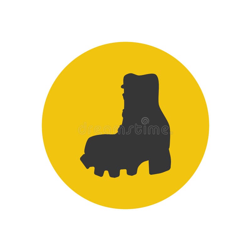 Hiking Boots Silhouette Stock Illustrations 860 Hiking Boots