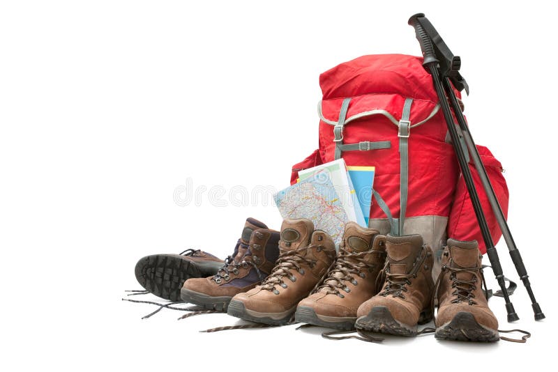 Hiking equipment stock photo. Image of hiking, recreational 15133976