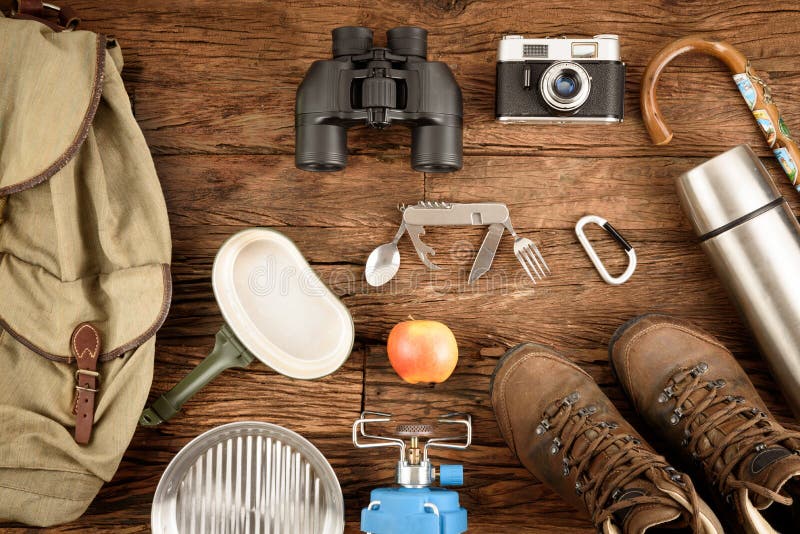 Hiking equipment royalty free stock image Hiking equipment royalty free stock image