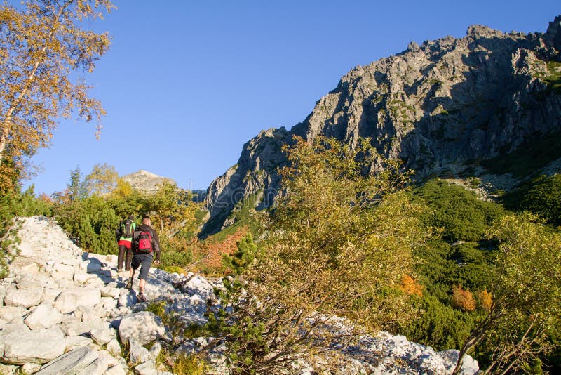 Hiking in the High Tatras National Park, Slovakia