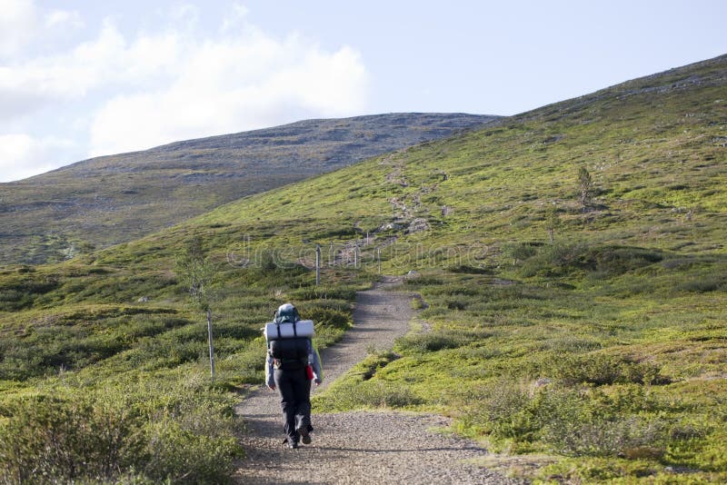 Hiking in Lapland