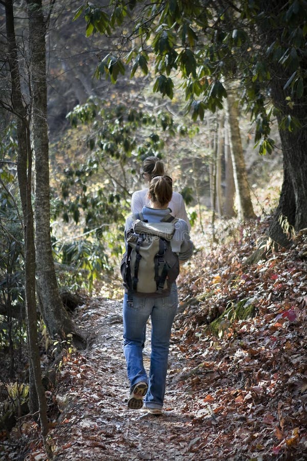 Hiking in the mountains