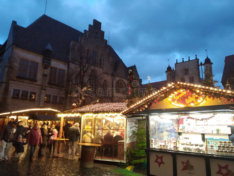  Foto zu Hildesheim Christmas Market, Germany. Editorial Stock Photo - Image of 