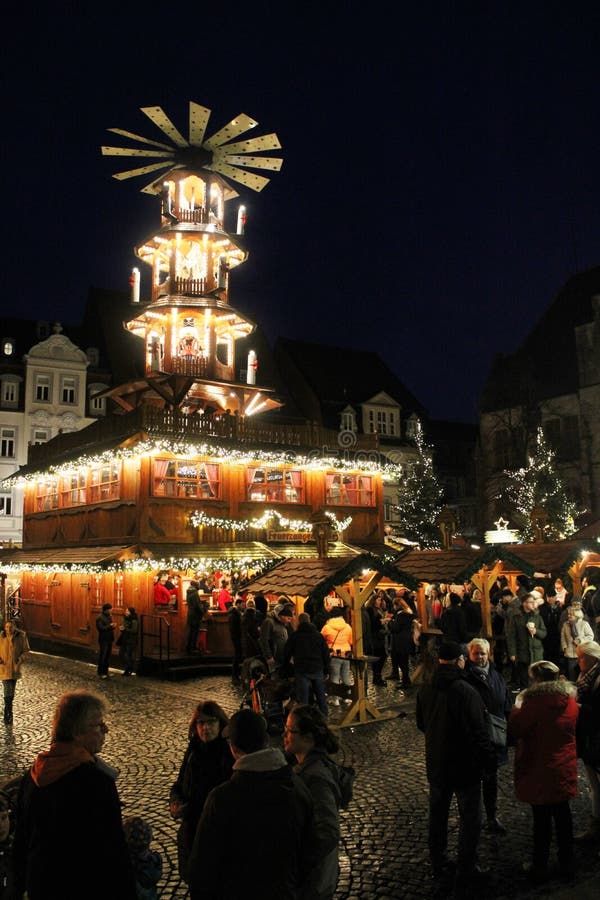 Hildesheim Main Christmas Market, Germany. Editorial Stock Photo ...