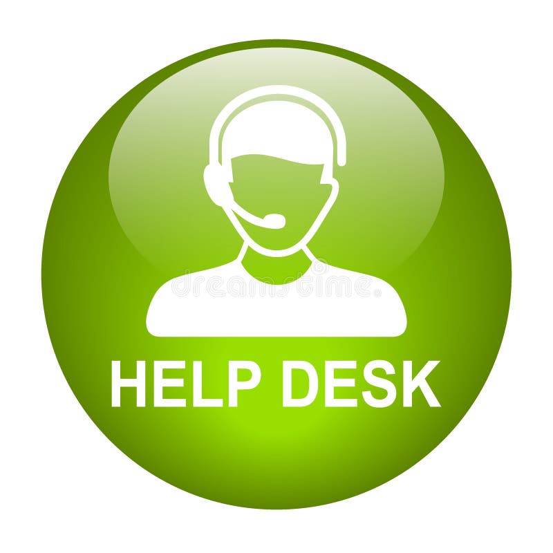 Hilfe-Desk-Support-Symbol vektor abbildung
