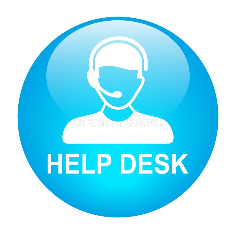 Hilfe-Desk-Support-Symbol vektor abbildung
