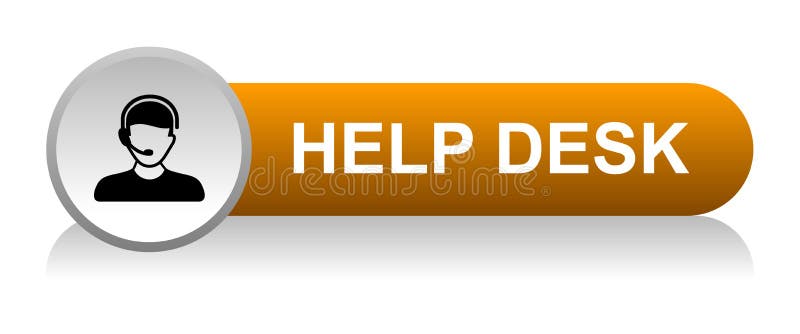 Hilfe-Desk-Support-Symbol lizenzfreie abbildung
