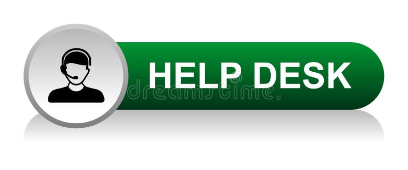 Hilfe-Desk-Support-Symbol lizenzfreie abbildung