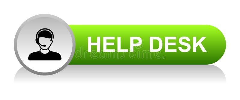 Hilfe-Desk-Support-Symbol lizenzfreie abbildung