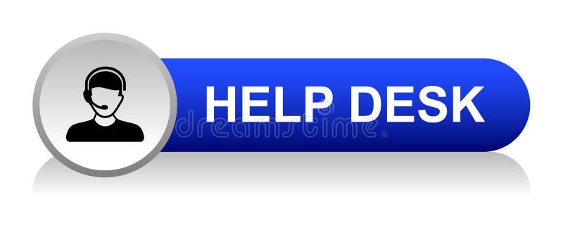 Hilfe-Desk-Support-Symbol stock abbildung