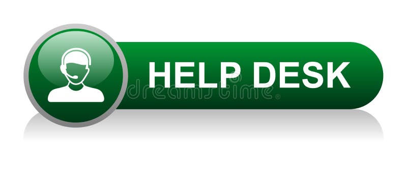 Hilfe-Desk-Support-Symbol lizenzfreie abbildung