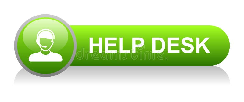 Hilfe-Desk-Support-Symbol lizenzfreie abbildung