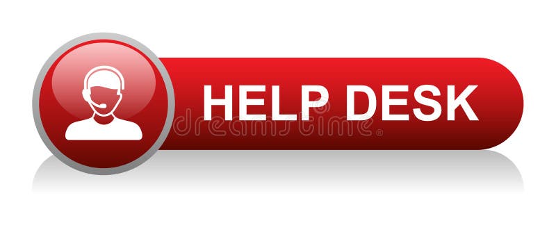 Hilfe-Desk-Support-Symbol lizenzfreie abbildung