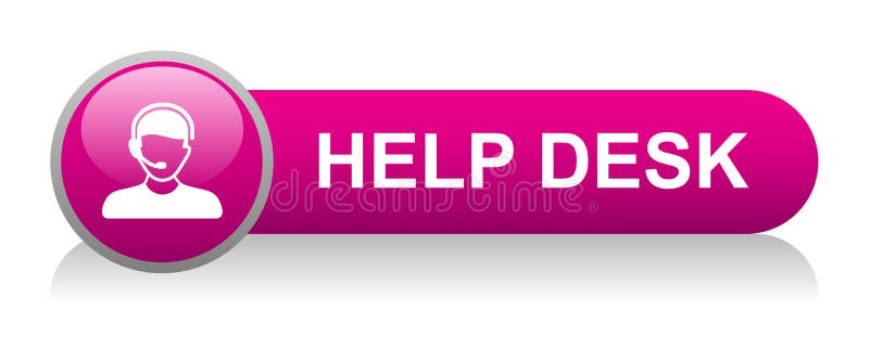 Hilfe-Desk-Support-Symbol lizenzfreie abbildung