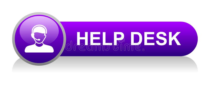 Hilfe-Desk-Support-Symbol lizenzfreie abbildung