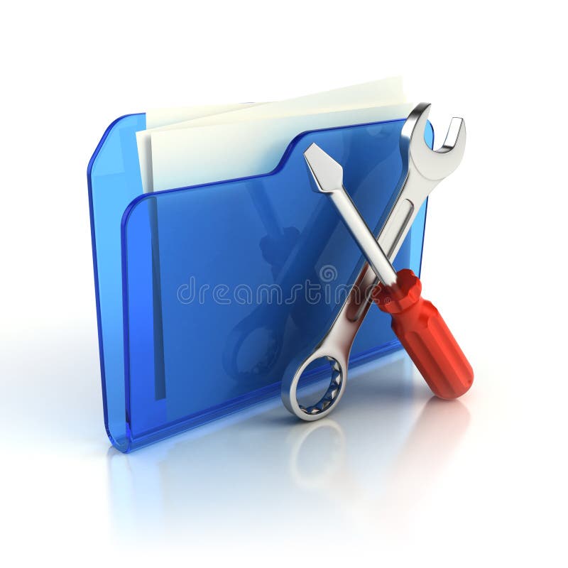 Hilfsmittel und Einstellungsikone stock abbildung Hilfsmittel und Einstellungsikone stock abbildung