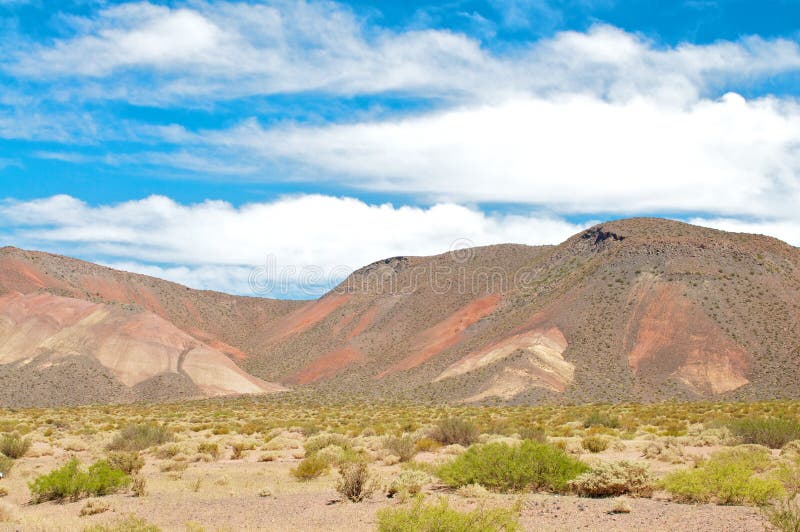 Hill in desert od Argentina