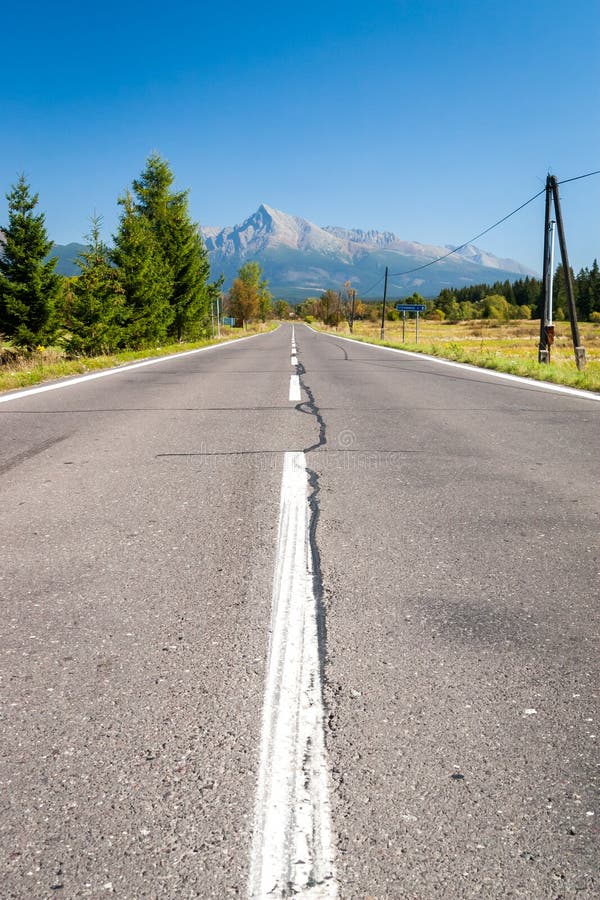 Hill Krivan in High Tatras mountain, Slovakia