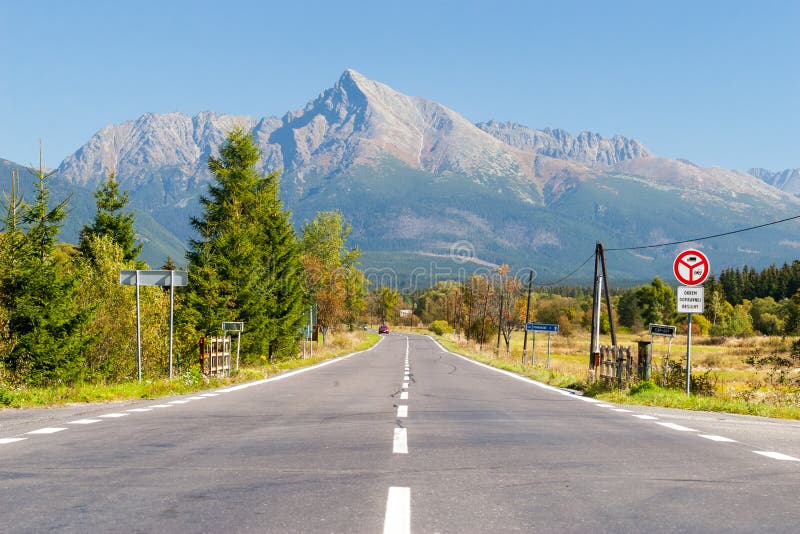 Hill Krivan in High Tatras mountain, Slovakia