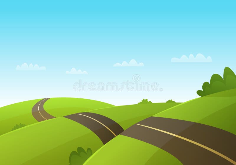 Cartoon Road Over Hills Stock Illustrations – 65 Cartoon Road Over Hills  Stock Illustrations, Vectors & Clipart - Dreamstime