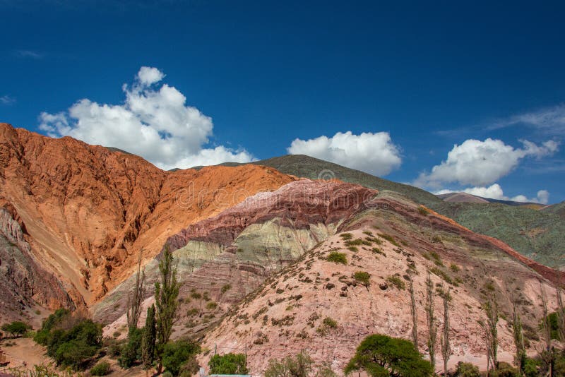 The Hill of Seven Colors. Colorful Mountains in Purmamarca, Jujuy