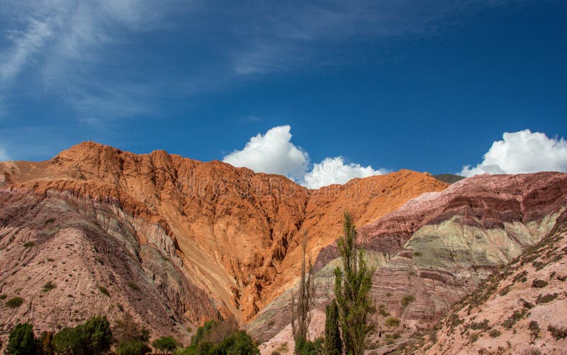 Hill Of Seven Colours,Salta,Argentina Stock Image - Image of america