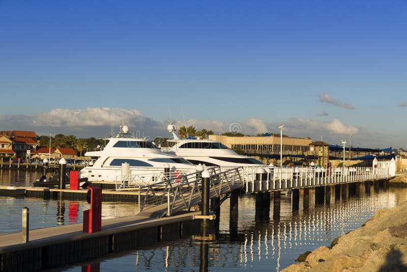 Hillarys Boat Harbour stock photo. Image of harbour, boating 75396576