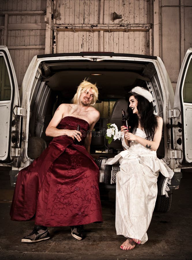 Hillbilly Wedding stock photo. Image of bridesmaid, bizarre - 22159110