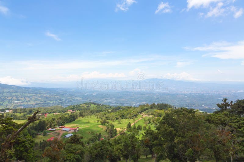 Hills and Mountains in Costa Rica Stock Image Image of grass, hills