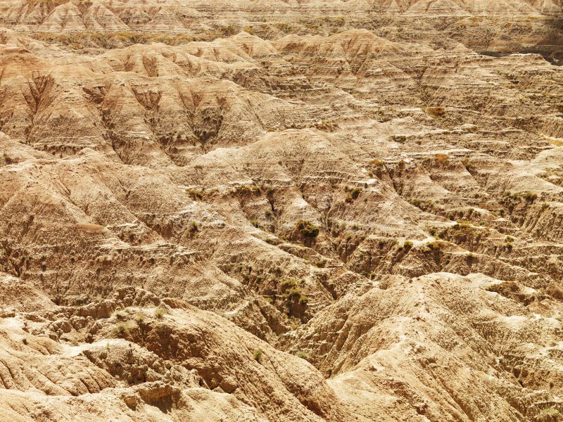 Hills in the South Dakota Badlands royalty free stock photos