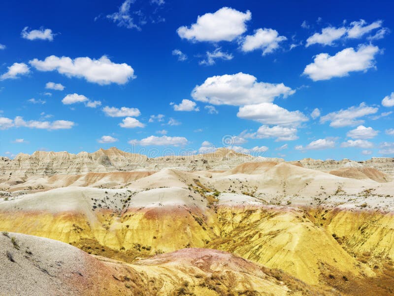 Hills in the South Dakota Badlands royalty free stock images