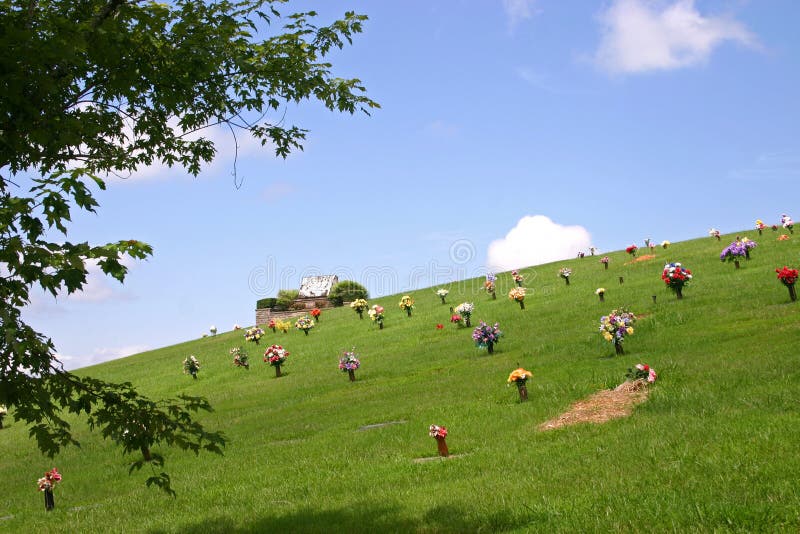 Hillside Cemetery Genoa City, Wisconsin Stock Image Image of death