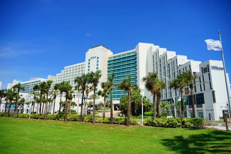 Hilton bei Daytona Beach in Florida lizenzfreie stockbilder Hilton bei Daytona Beach in Florida lizenzfreie stockbilder