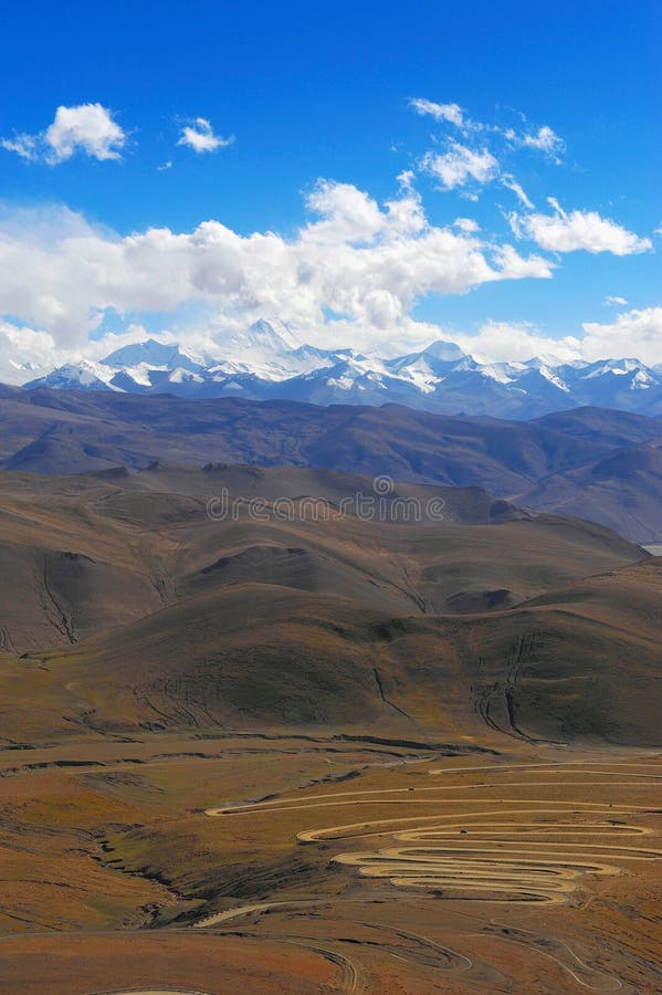 Himalaya, road to mount Everest