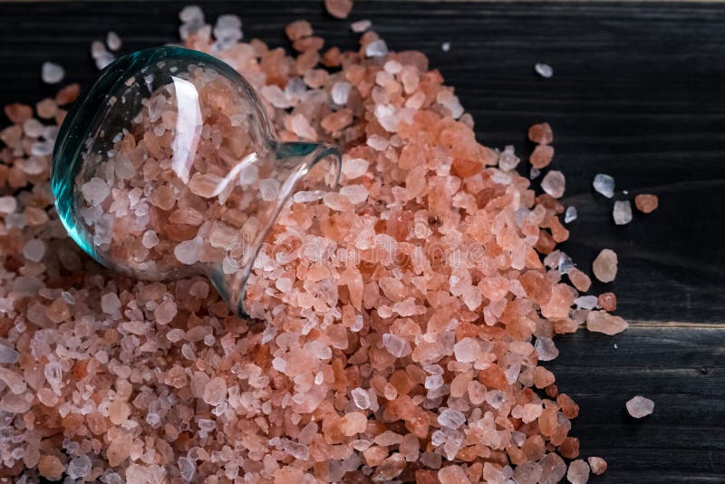 Himalayan pink salt stock photo. Image of health, cooking 142110386