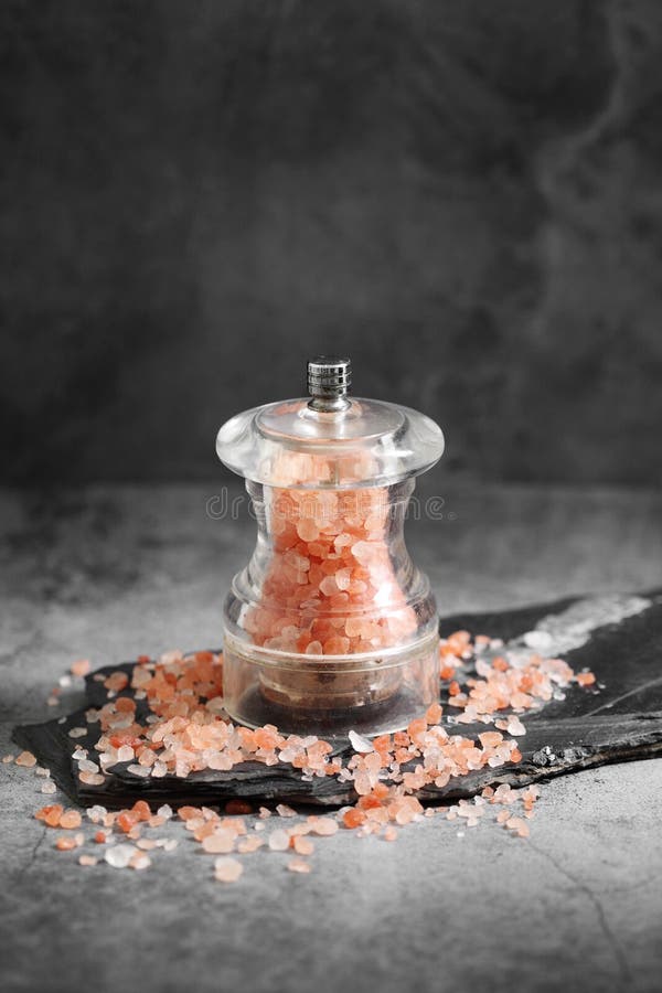 Sea Salt or Himalayan Pink Salt Grinder - Stonemill