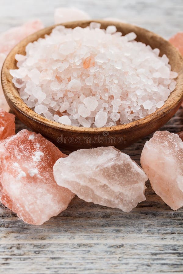 Himalaya pink salt stock image. Image of salt, salted 34101043