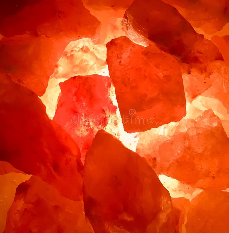 Salt Room Interior with Salt Block Wall in Spa Stock Image Image of