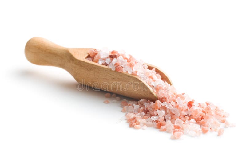 Himalayan salt stock image