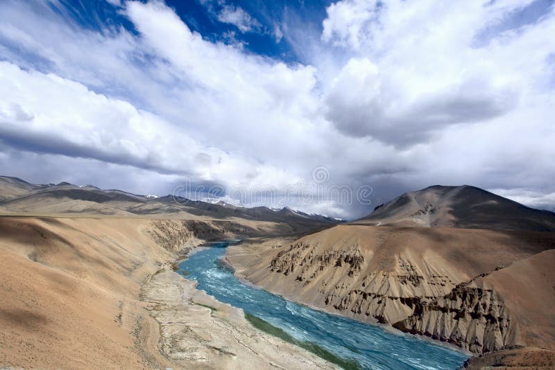 Himalayan scenic. Zanskar valley stock photos