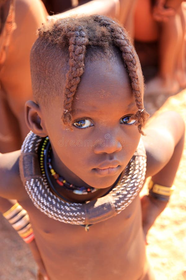 Himba child, Namibia editorial photo. Image of beautiful - 51212426