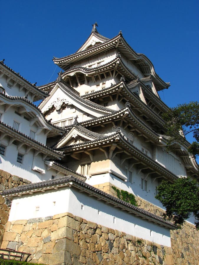 Roof Detail, Himeji Castle, Japan Stock Photo Image of history