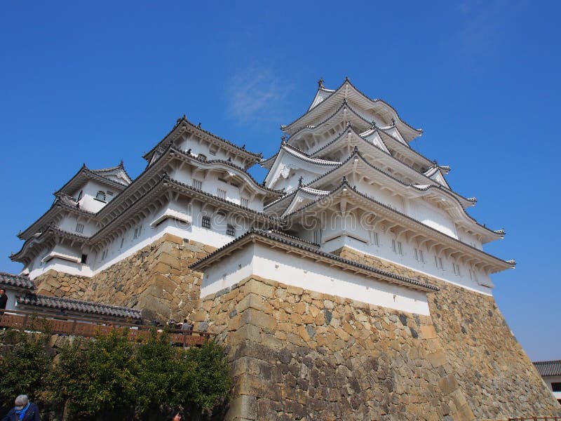 Himeji kasztelu Hyogo Japonia podróż obrazy royalty free Himeji kasztelu Hyogo Japonia podróż obrazy royalty free