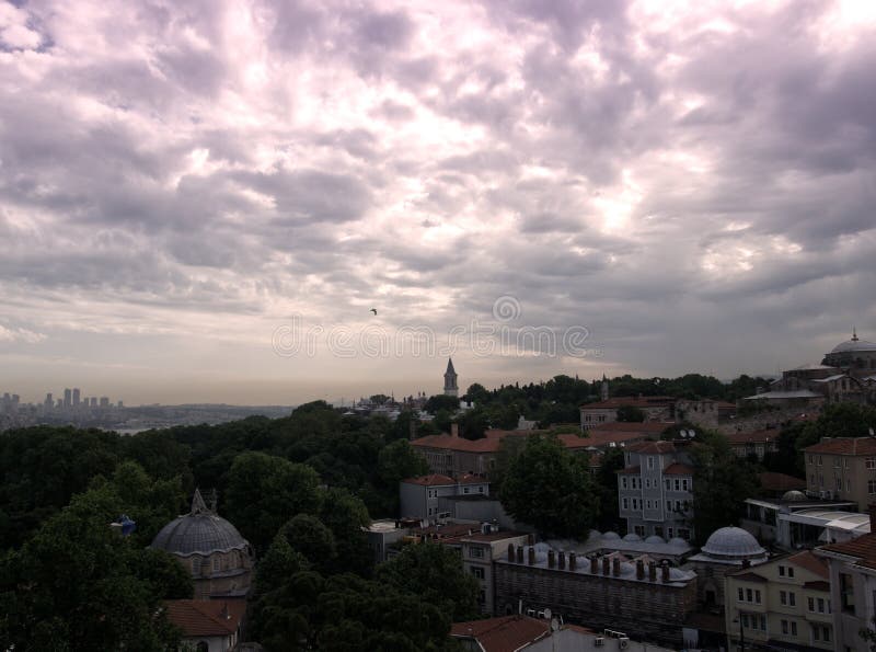 Himmel istanbul arkivfoto Himmel istanbul arkivfoto