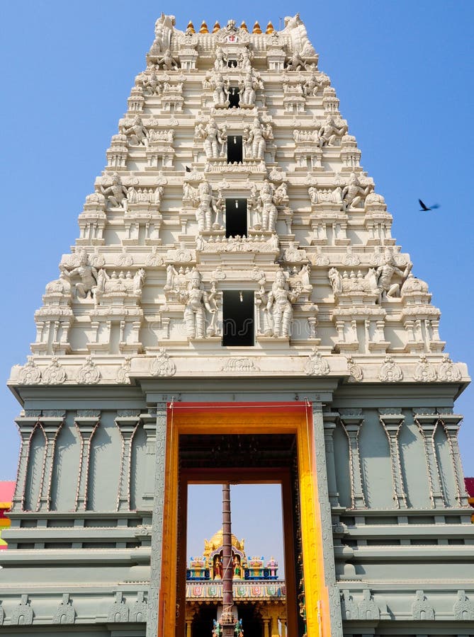 Hindoese tempel Balaji stock afbeelding Hindoese tempel Balaji stock afbeelding