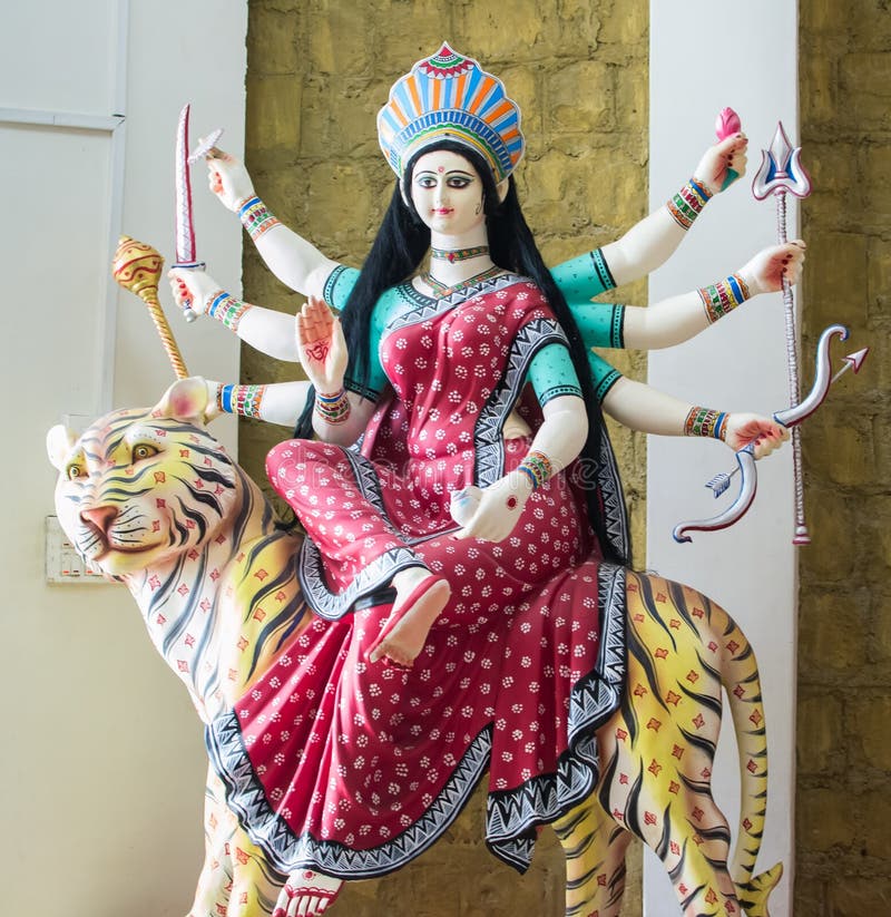 Hindu Deity Devi KUSHMANDA Idol
