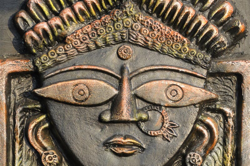 Hindu God Durga.