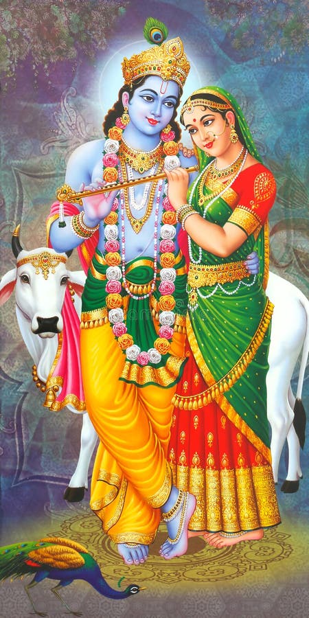 Lord Radha Krishna Beautiful Wallpaper