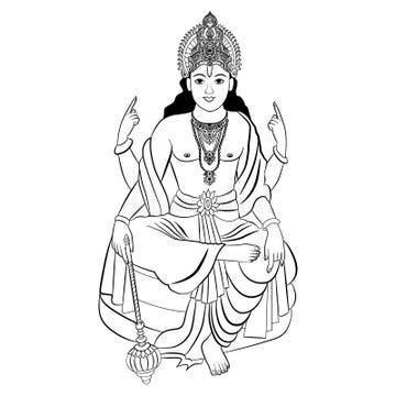 Vishnu Stock Illustrations – 6,777 Vishnu Stock Illustrations, Vectors ...